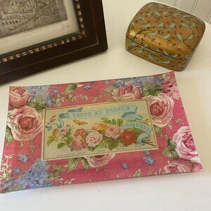 Decoupage Jewelry Tray Trinket Tray Vanity Tray